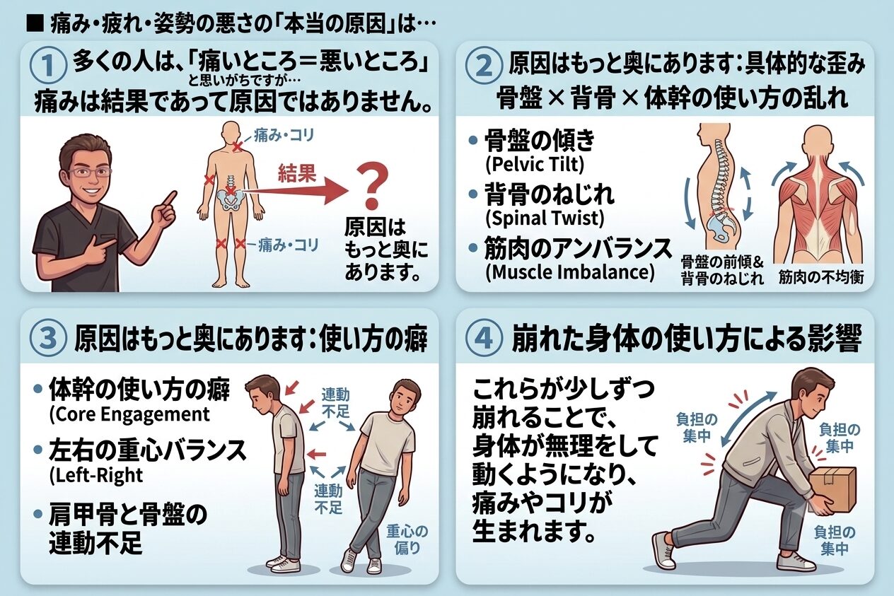 浜松整体|痛みの原因