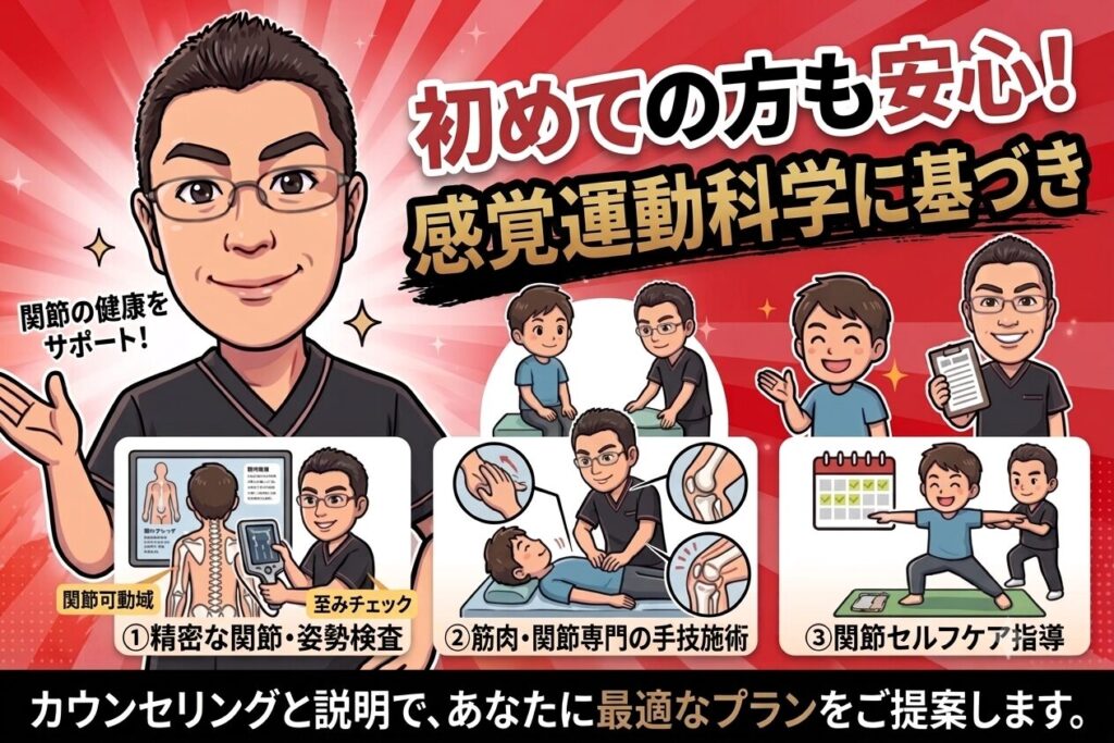 浜松慢性腰痛ならみんなのからだバランス整骨院・整体院施術ステップ