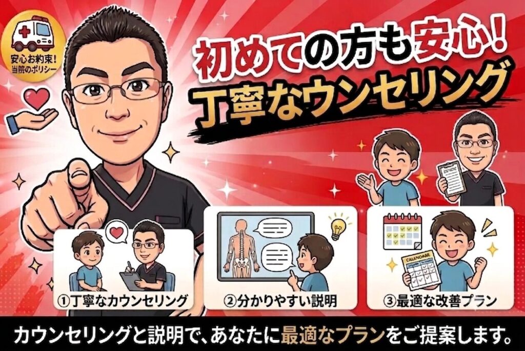 浜松慢性整体ならみんなのからだバランス整骨院・整体院カウンセリング