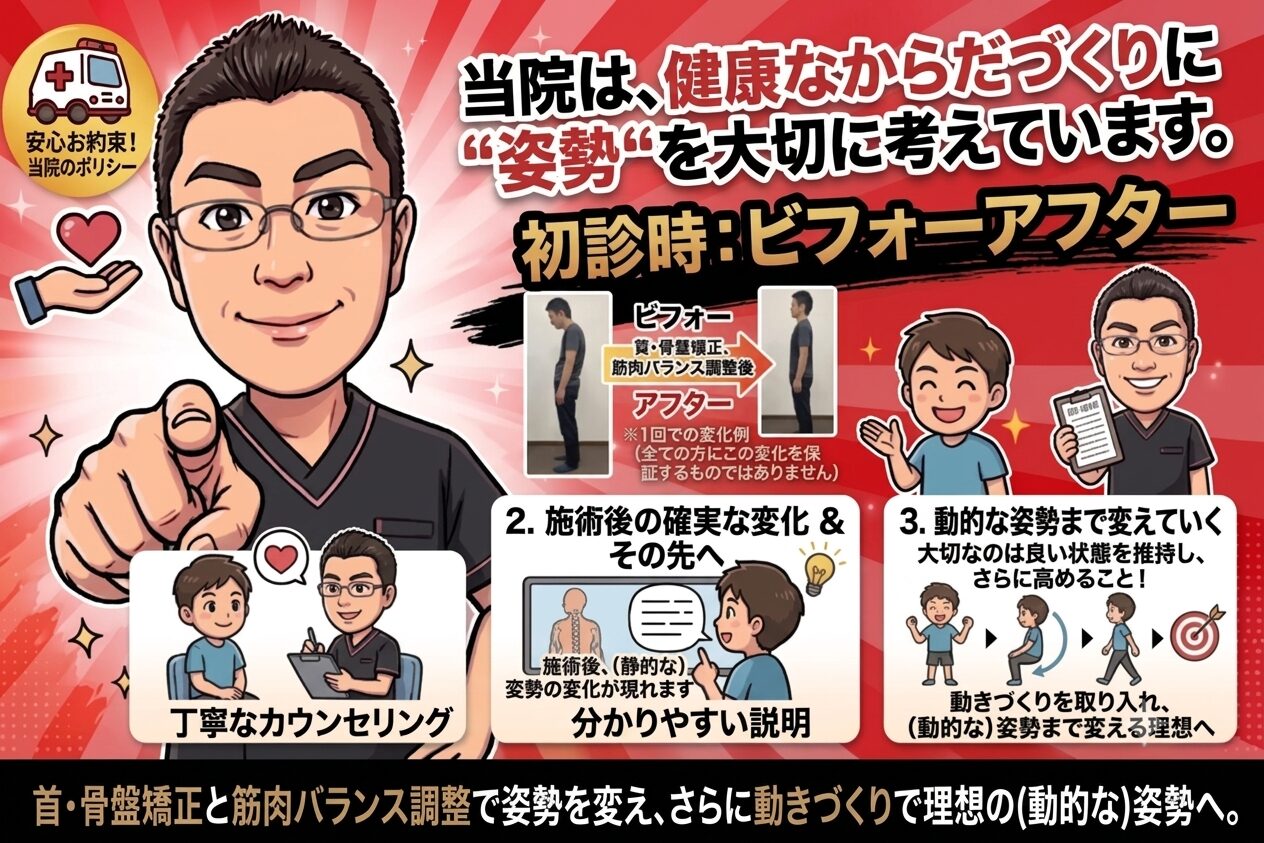 浜松腰痛・自律神経整体ならみんなのからだバランス整骨院・整体院ビフォーアフター