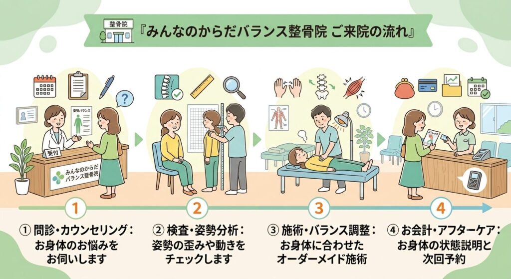 腰痛整体 初めての流れ
